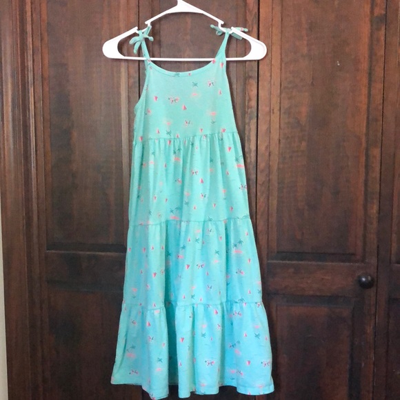 Mint green Cat & Jack sundress, size 6-6x - Picture 1 of 9